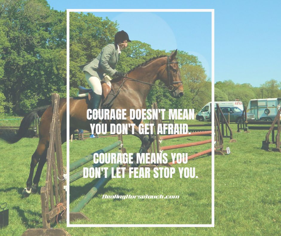 Courage doesn’t mean you don’t get afraid. Courage means you don’t let fear stop you.