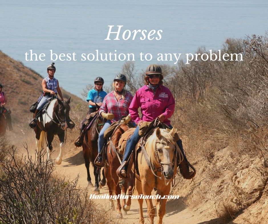 Horses... the best solution to any problem.