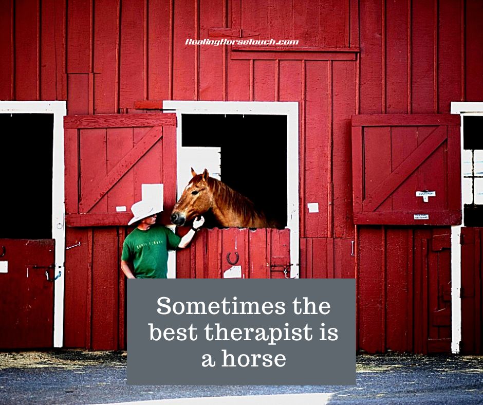 Sometimes the best therapist is a horse.