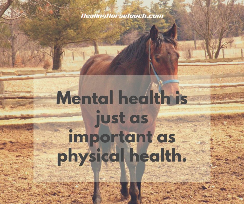 Mental health is just as important as physical health.
