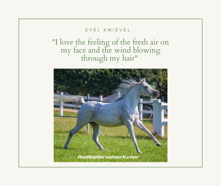 I love the feeling of the fresh air on my face and the wind blowing through my hair.